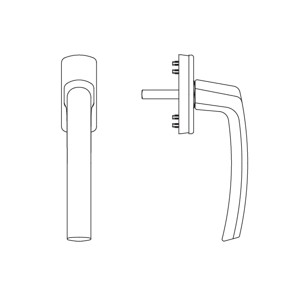 RVS gepolijst Vierkante toiletgarnituur 50x50x2mm stift 5mm kopen RVS gepolijst Vierkante toiletgarnituur 50x50x2mm stift 5mm kopen